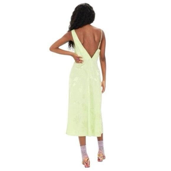 NWT For Love & Lemons Ilana Midi Dress In Green Size Large - Picture 7 of 13